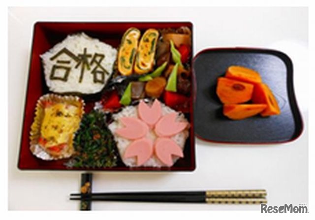 昨年度入賞作品 「お兄ちゃんガンバレ！絶対合格サクラサク弁当」