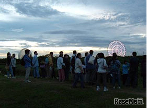 日没前と日没後の虫の音を比較