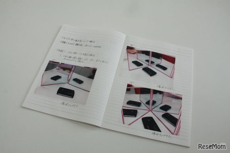 （反射）反射の実験のレポートの例