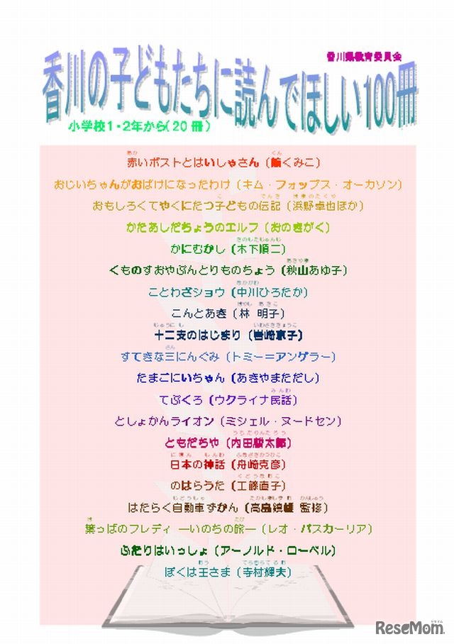 小学校1・2年生へのオススメ