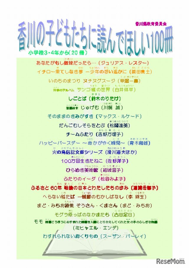 小学校3・4年生へのオススメ