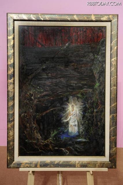 画家としても活躍する工藤静香ら4人がブッタを描いたチャリティーポストカード 石坂浩二が描いた「ブッダ」