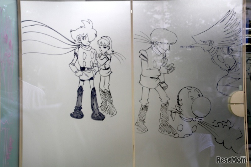 漫画家による落書き（一部）