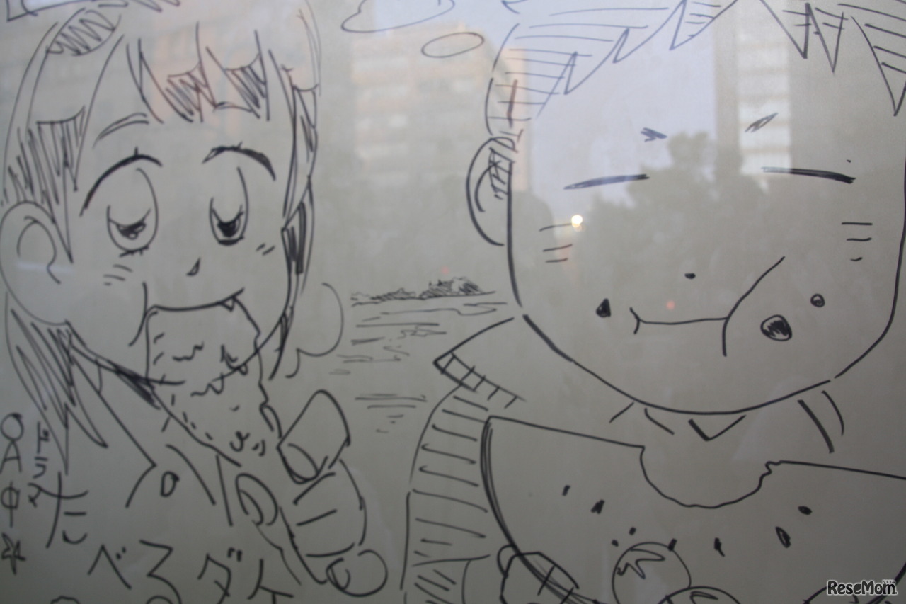 漫画家による落書き（一部）