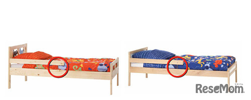 KRITTER/クリッテルおよびSNIGLAR/スニーグラル 子ども用ベッド