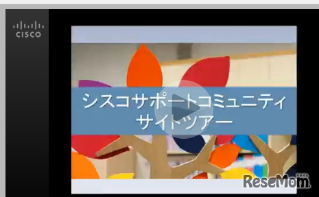ホームページ上のシスコサポートコミュニティの使い方