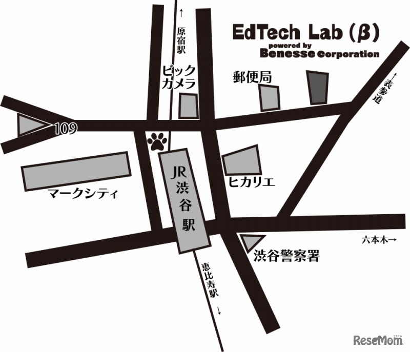 エドテックラボ・ベータ（地図）