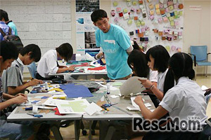 7月に行われたオープンキャンパスの様子