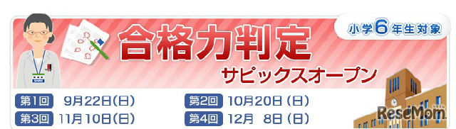 合格力判定サピックスオープン