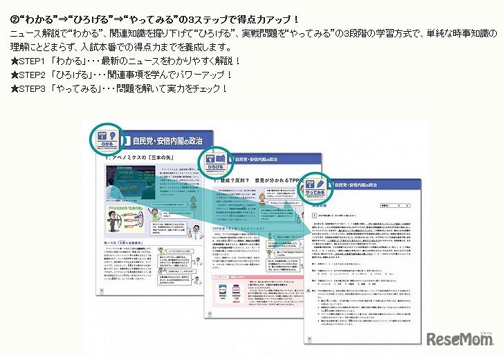 「コレだけはやっておきたい時事問題」の特徴