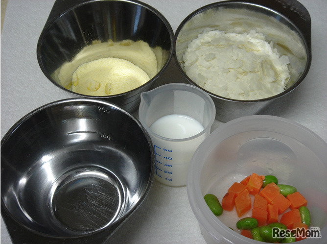 （3）コーンポテトの材料