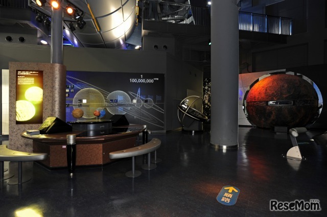 種子島宇宙センター施設（東館1階・月・惑星での活動ゾーン）