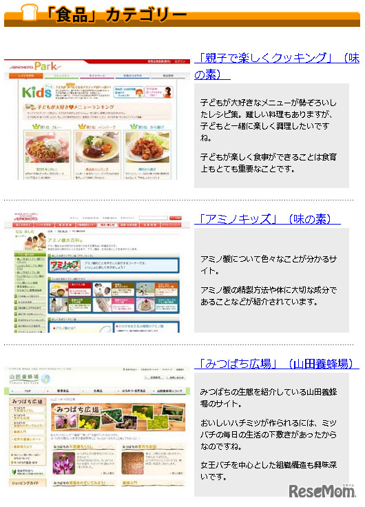 食品カテゴリー