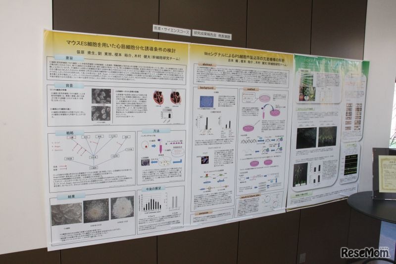 課題発表のポスター