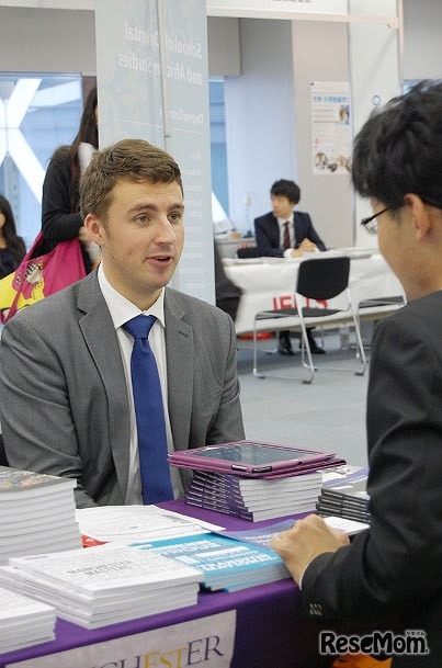 海外大学との相談ブース