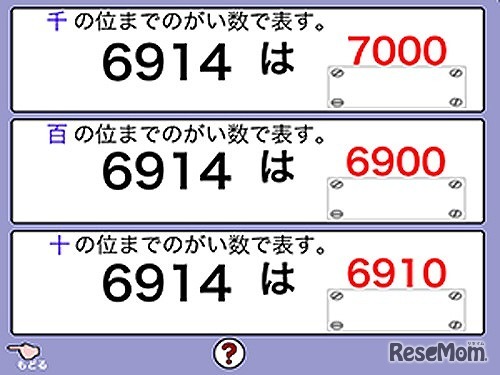 小学校の動かして教える算数　がい数で表す