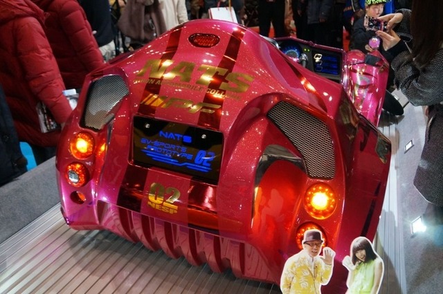 日本自動車大学校の学生が作った2人乗り電気自動車『NATS EV-sports Prototype 02』