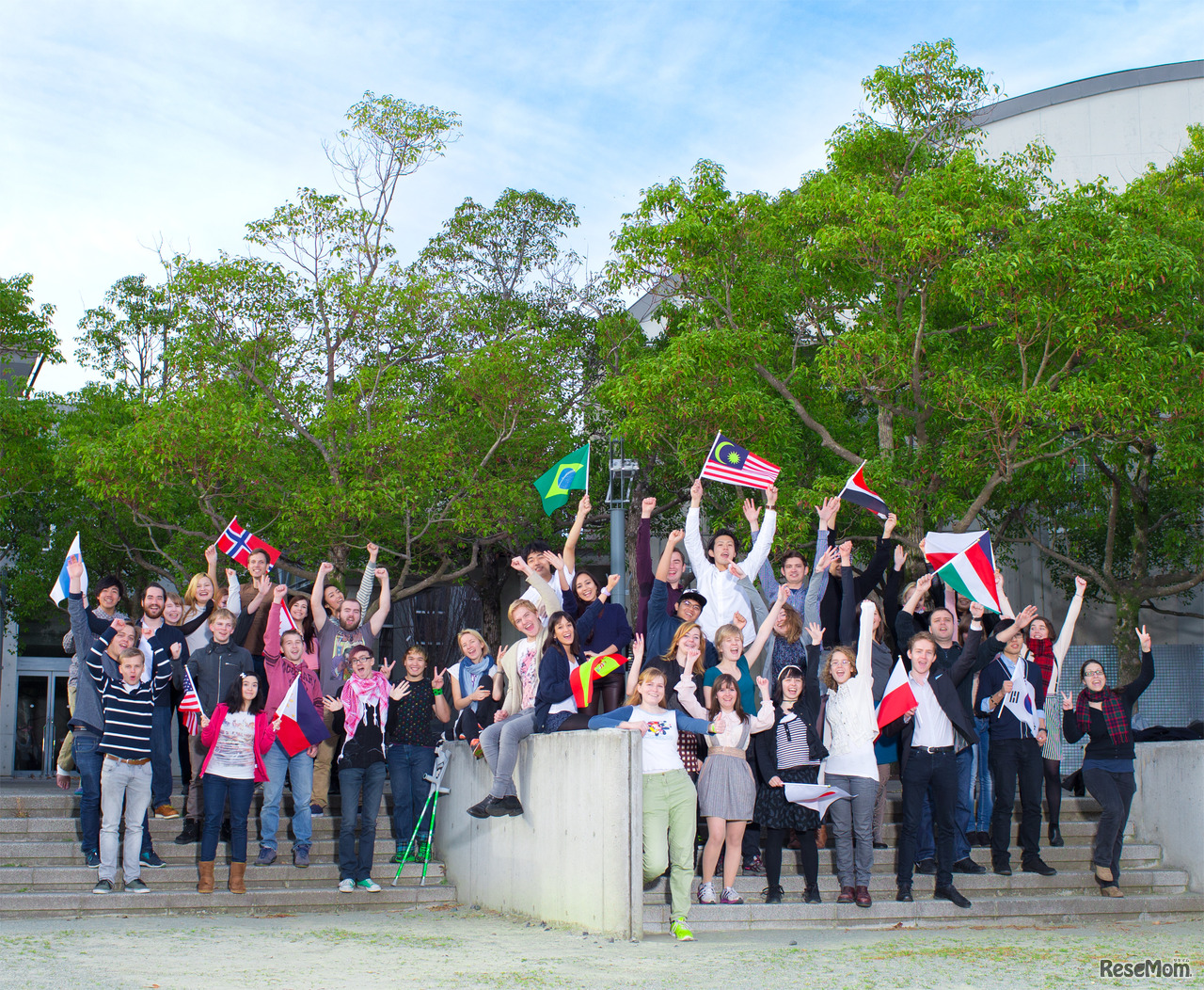 世界各国からの留学生が学ぶ国際大学