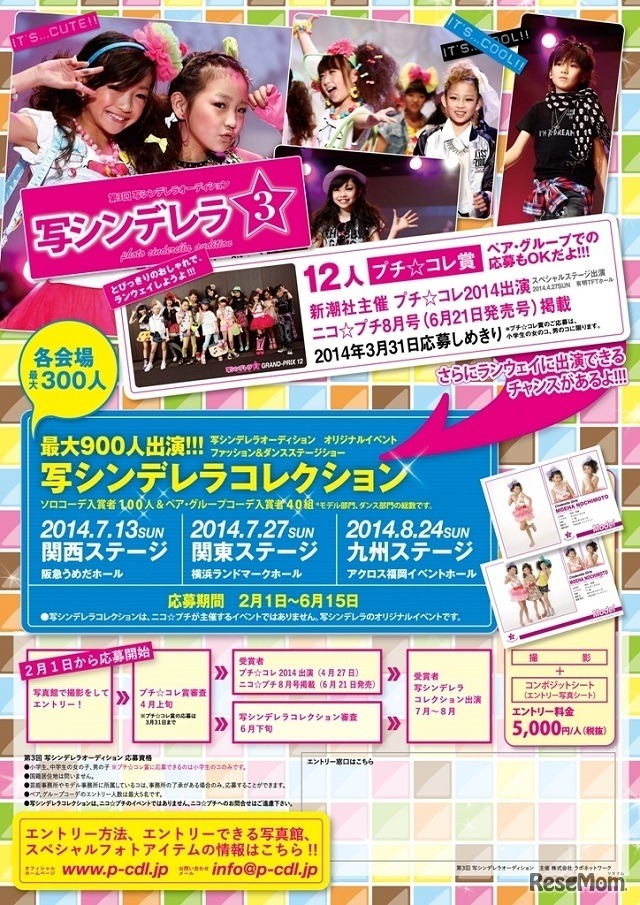 写シンデレラオーディション、チラシ