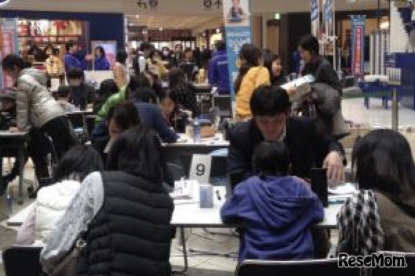 チャレンジタッチ体験会の様子