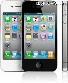 iPhone 4のホワイトとブラック iPhone 4のホワイトとブラック