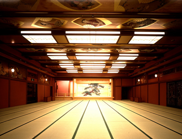 「いけばな体験」会場