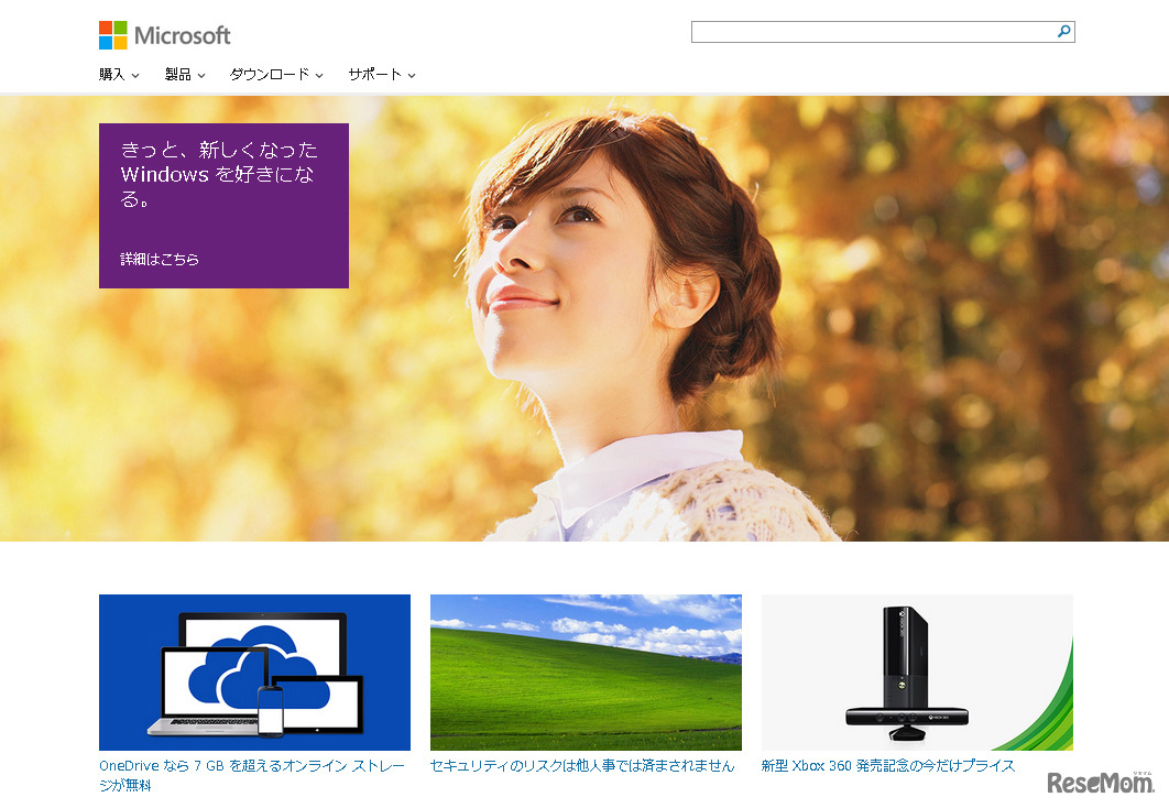 日本マイクロソフト（WEBサイト）