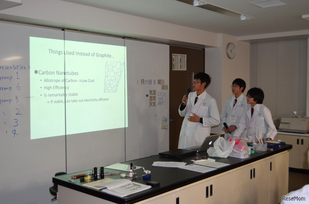 グループ別に発表