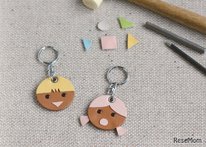 職人さんの道具でつくろう！にがおえキーホルダー