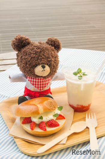 いちごのデザートサンド