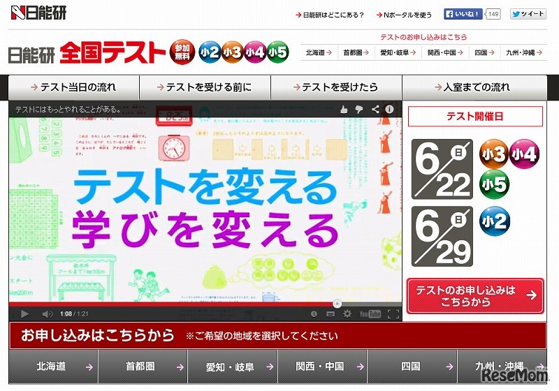 日能研全国テスト