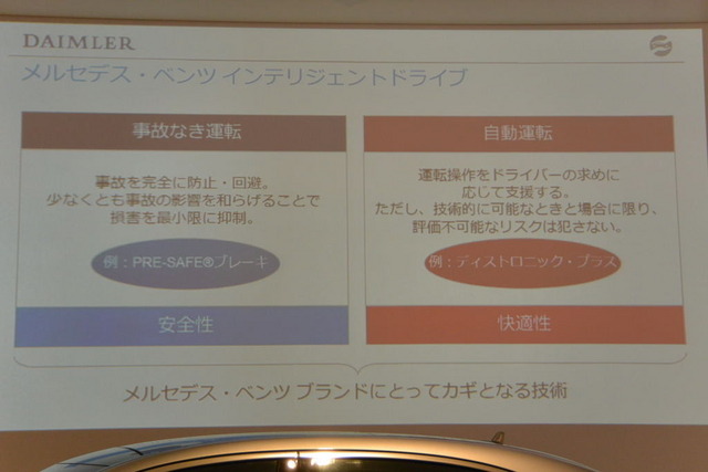 メルセデスベンツ 自動運転説明会