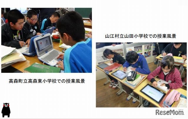 タブレットPCを活用した実証授業