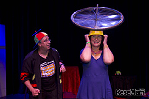 オーストラリア巡回中のサイエンスショーの様子