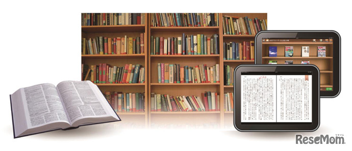 電子図書館サービス（イメージ）