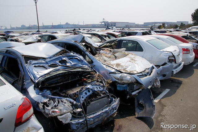 宮城県仙台市宮城野区港3丁目　雷神埠頭付近