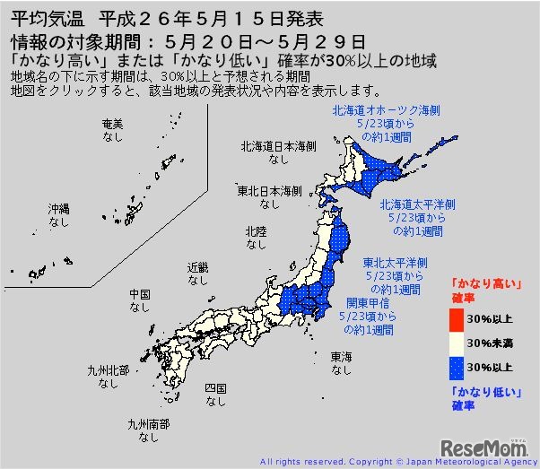 異常天候早期警戒情報