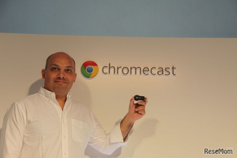 ChromecastはテレビのHDMI端子に接続する