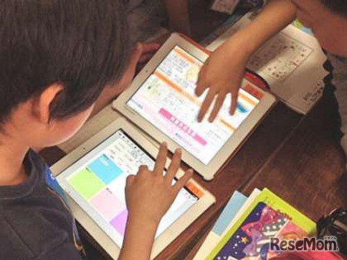 阿倍野小学校のICT授業風景