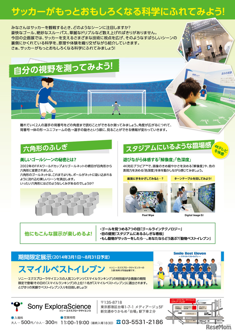 企画展のチラシ