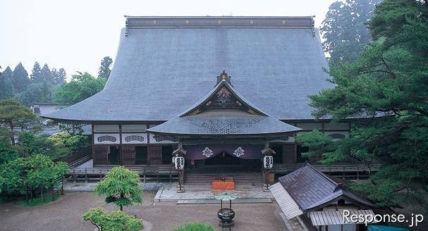 世界遺産への正式登録の可能性がある平泉中尊寺（参考画像）