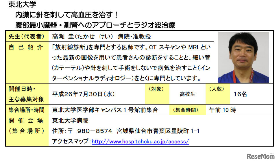 内蔵に針を刺して高血圧を治す！