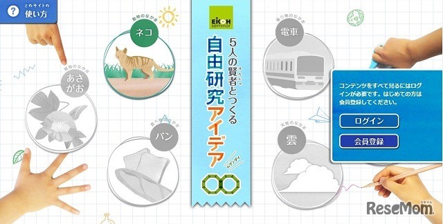 5人の賢者とつくる自由研究アイデア∞