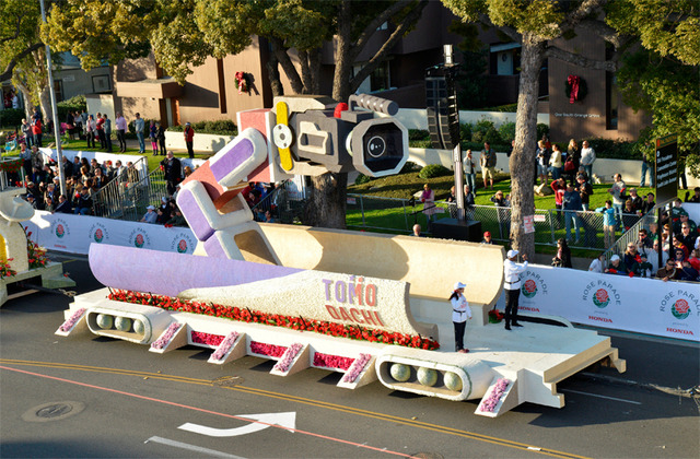 2014年ローズ・パレードの様子