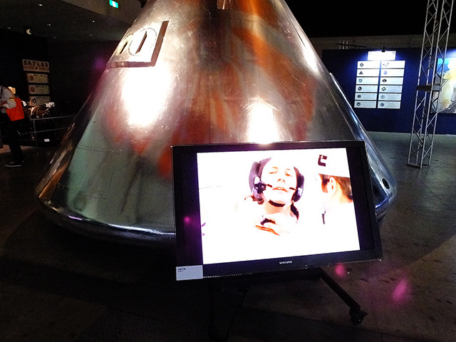 アポロ司令船（Command Module）のレプリカ