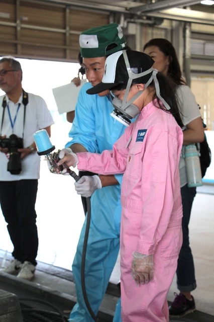 ホンダボディサービス栃木で開催された「夏休み工場見学会」