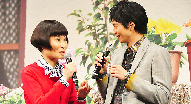 片桐はいり＆向井理／『小野寺の弟・小野寺の姉』完成披露試写会