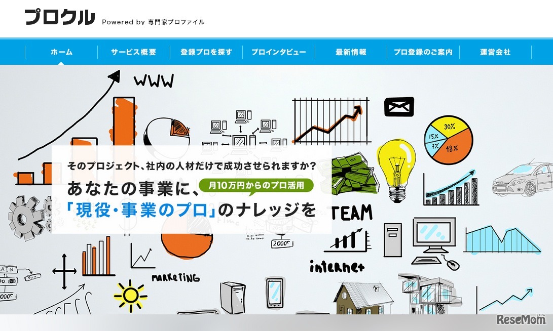 プロクル、Webサイト