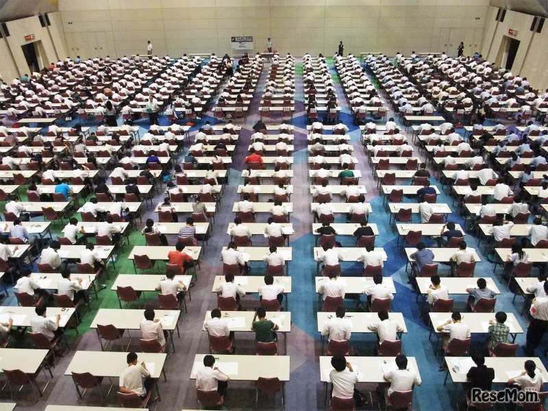 数学甲子園2014 予選の様子（東京会場）