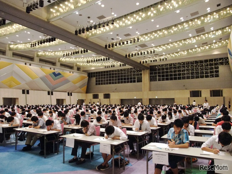 数学甲子園2014 予選の様子（東京会場）